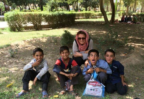 Children in the parks -Yazd