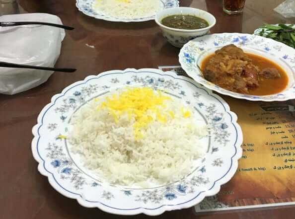 Dinner in Yazd