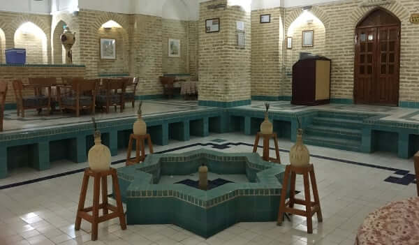 Restaurant Hamam à Yazd