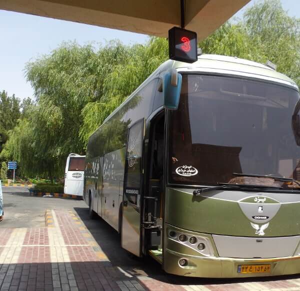 Station de bus iraniens