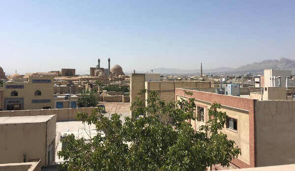 Vue du toit de l’hôtel - Ispahan