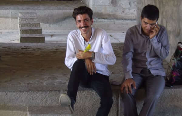 Young people under the Isfahan bridges