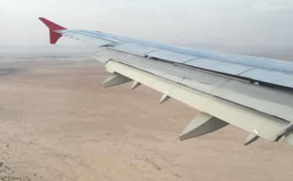 Vue aérienne de l'aéroport d'Ispahan