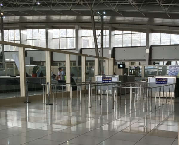 Hall de l'aéroport d'Ispahan