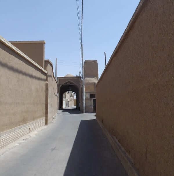 Labyrinthe de ruelles à Kashan