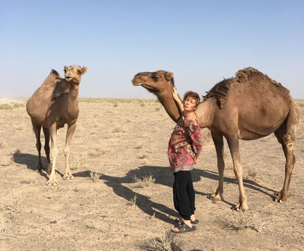 Christine and the camels