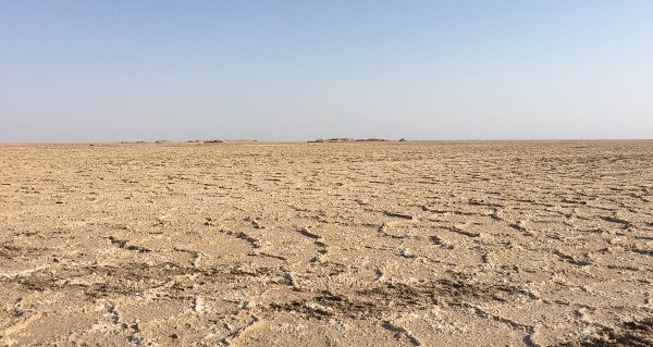 Iran salt lake