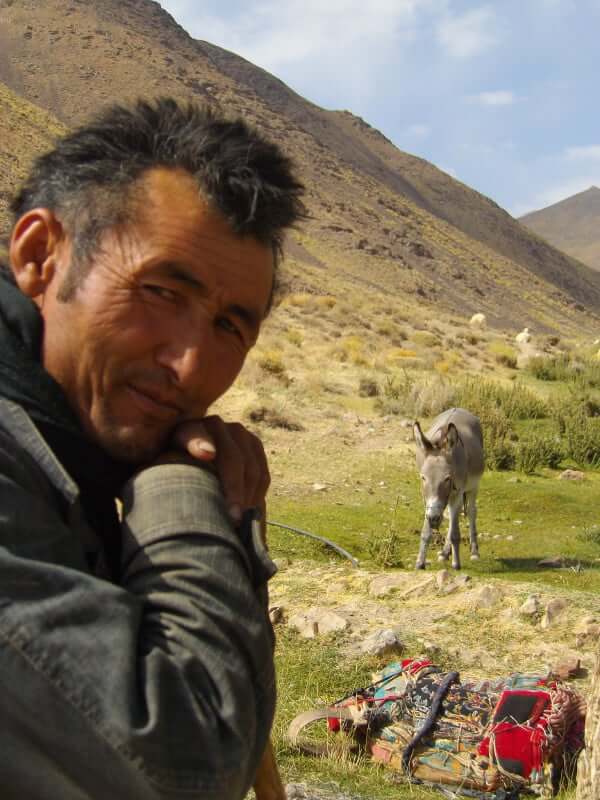 Un berger en Iran, un peu surpris de nous voir