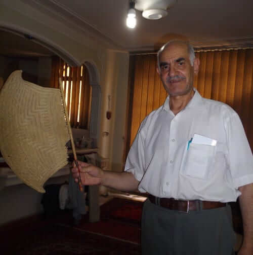 Our host for a tea in Isfahan 