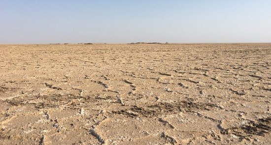 Désert de sel iranien